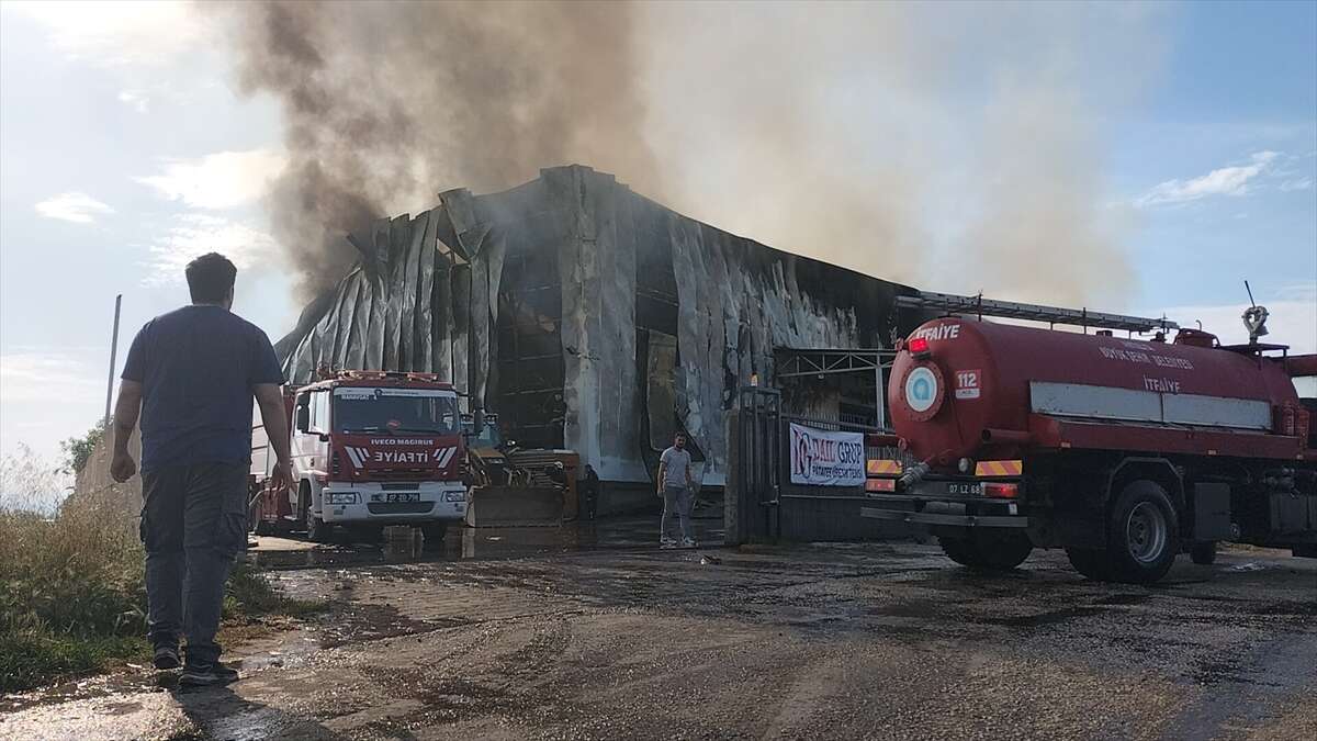 Patates cipsi fabrikasında korkutan yangın! Kullanılamaz hale geldi 5